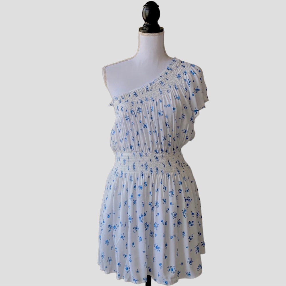 SKYLAR+MADISON ONE SHOULDER FLORAL MINI DRESS - Picture 15 of 15